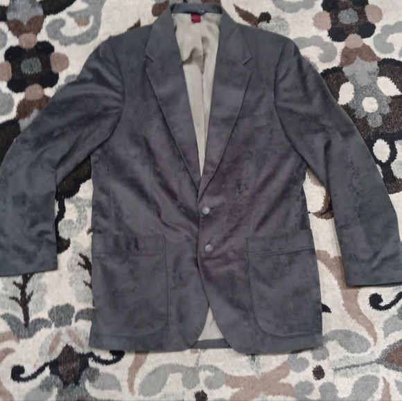 Wm F Farah Other - VTG Wm F. Farah Gray Microfiber 40R Sport Blazer Jacket Timeless USA Classic